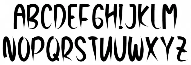 Street Lights Schriftart Groß
