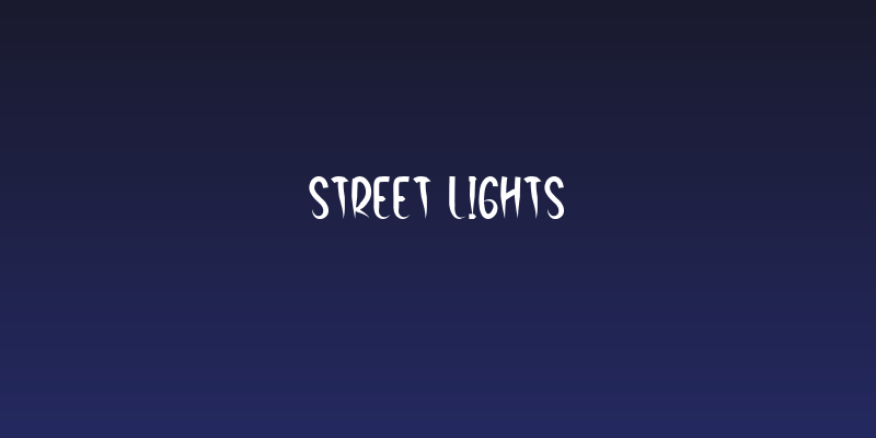 Street Lights Social Header