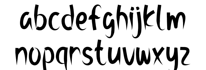 Street Lights Font LOWERCASE