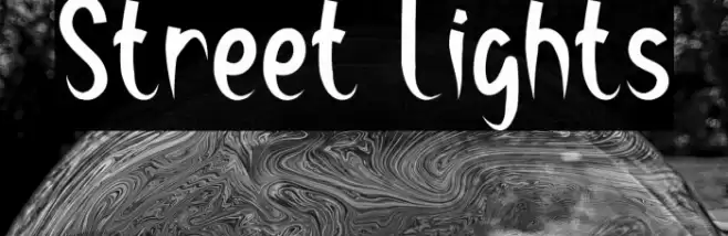 Street Lights Font examples