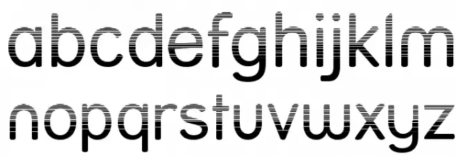 Street - Lined Polices MINUSCULES