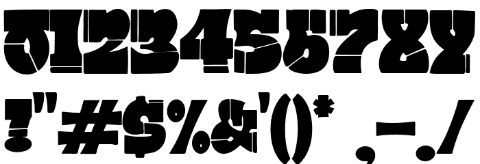Street Lord Regular Font OTHER CHARS