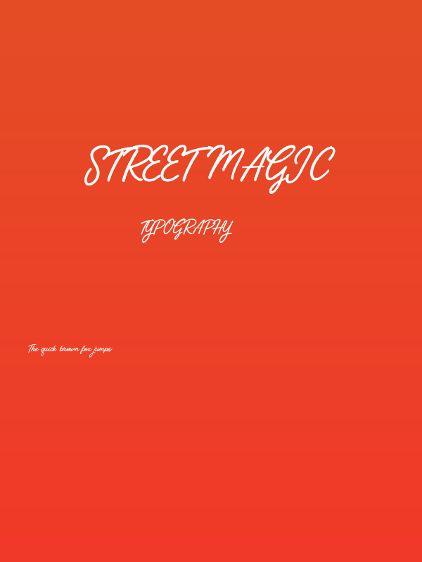 Street Magic Poster