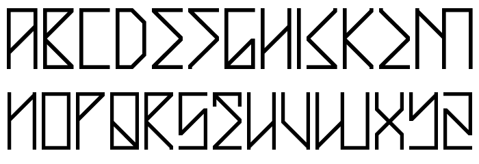 Street Math Regular Font LOWERCASE