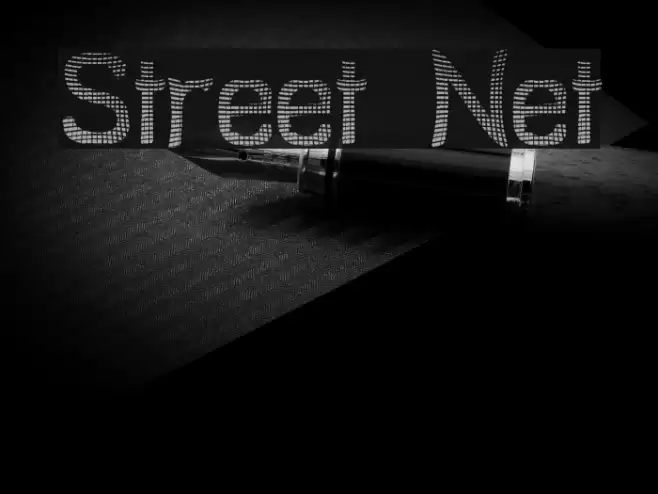 Street Net Schriftart examples