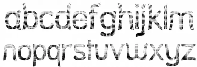 Street Net Schriftart Kleinbuchstaben