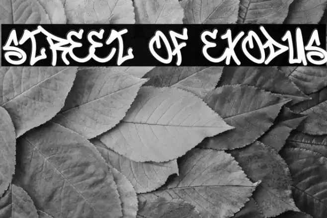 Street Of Exodus Font examples