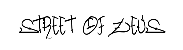 Street Of Zeus  Free Fonts Download
