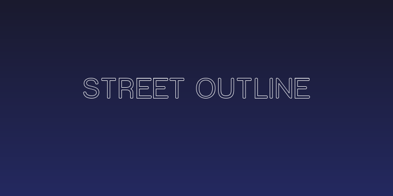 Street Outline Social Header