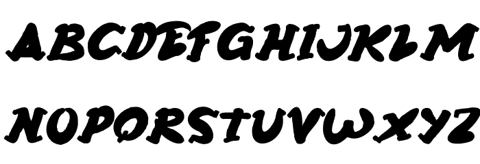 Street Paint Demo Font LOWERCASE
