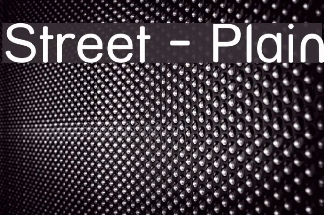 Street - Plain Example 1