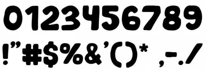 Street-Postah Font OTHER CHARS