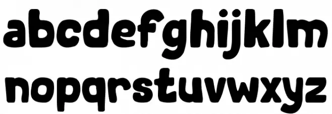 Street-Postah फ़ॉन्ट लोअरकेस