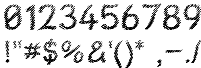 Street Quaked Font OTHER CHARS