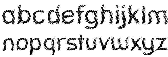 Street Quaked Font LOWERCASE
