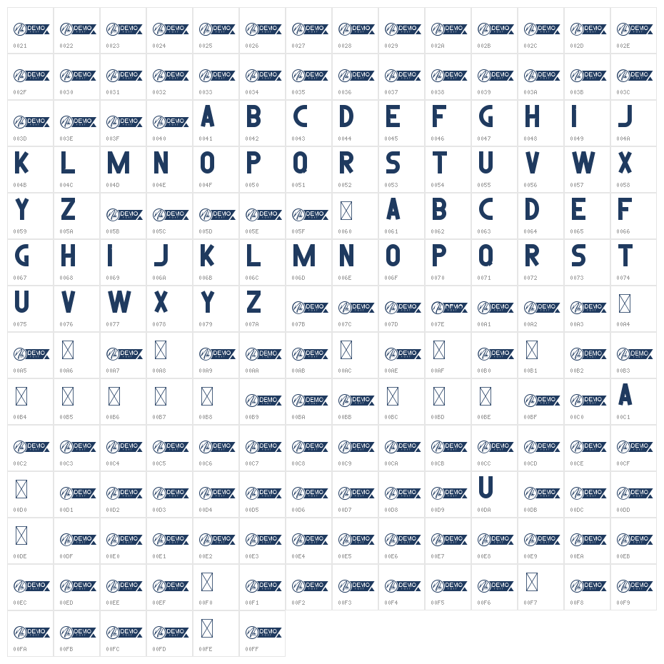 Street Racing Demo Character Map