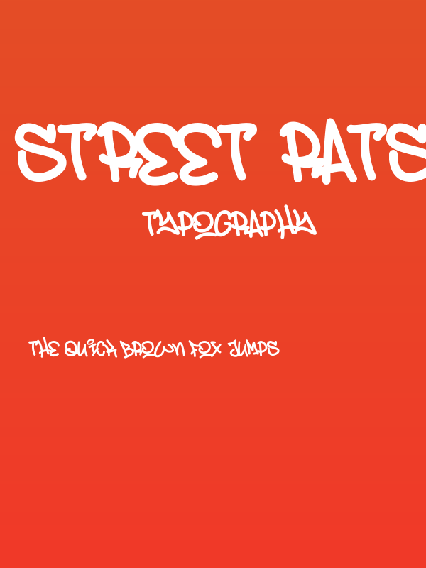 Street Rats Poster