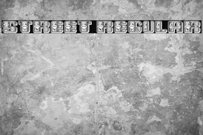 Street Regular Font examples
