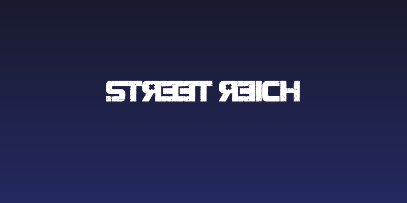 Street Reich Social Header