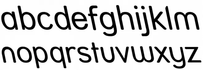 Street - Reverse Italic Шрифта строчной