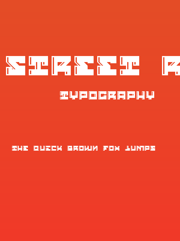 Street Robot Inline Regular Poster