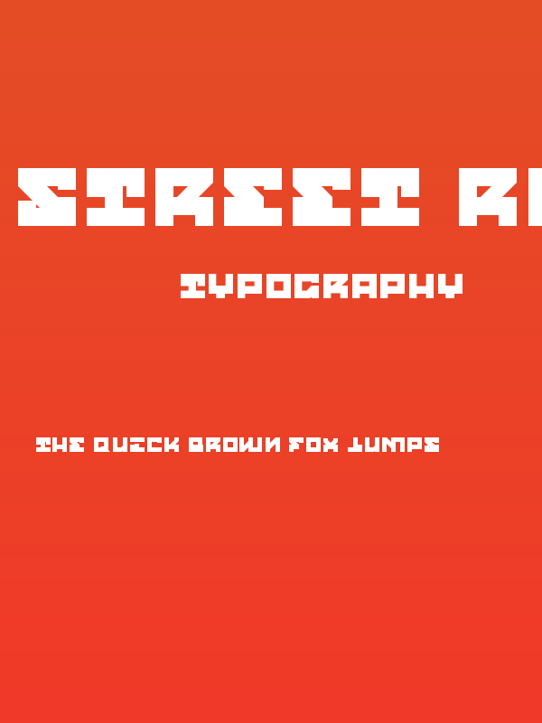 Street Robot Slab Regular Poster