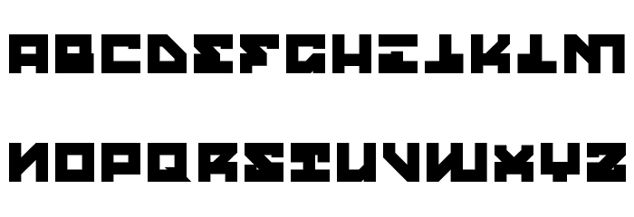 Street Robot Slab Regular Font LOWERCASE