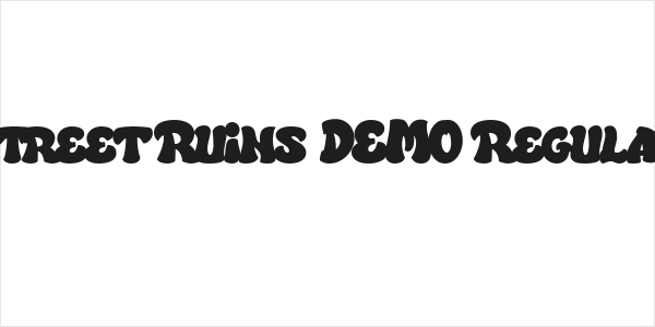 Street Ruins DEMO Regular Logo
