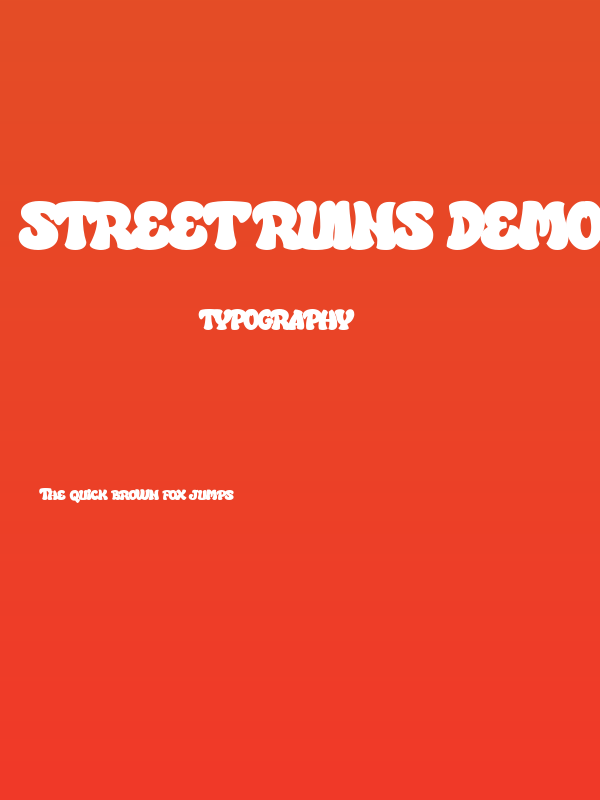 Street Ruins DEMO Regular Poster