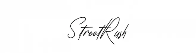 Street Rush  Frei Schriftart Herunterladen