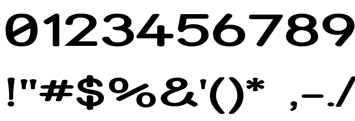 Street SemiBold Compressed Font OTHER CHARS