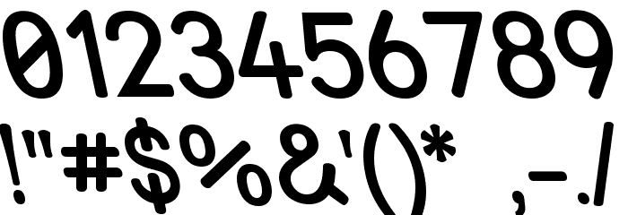 Street SemiBold Rev Font OTHER CHARS