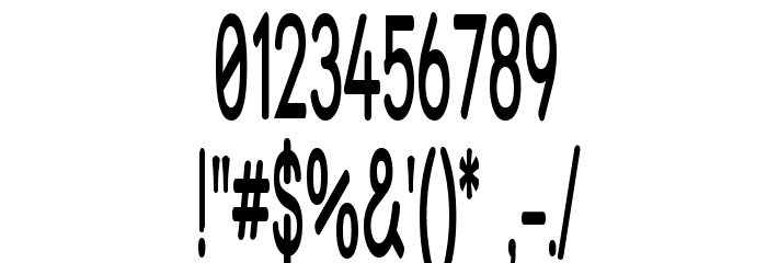 Street SemiBold SuperThin Font OTHER CHARS