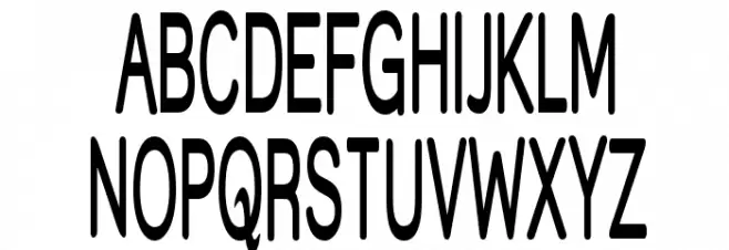 Street SemiBold SuperThin Caratteri MAIUSCOLE