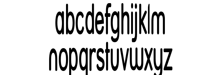 Street SemiBold SuperThin Font LOWERCASE