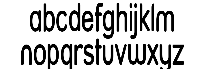 Street SemiBold Thin Font LOWERCASE