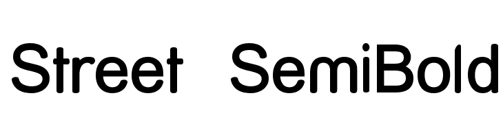 Street SemiBold Font