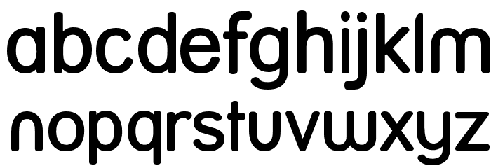 Street SemiBold Schriftart Kleinbuchstaben