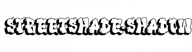 Street Shade-Shadow Шрифта