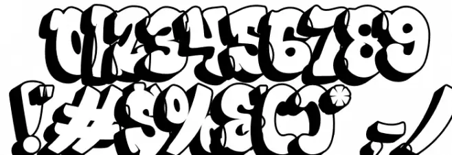 Street Shade-Shadow Шрифта ДРУГИЕ символов