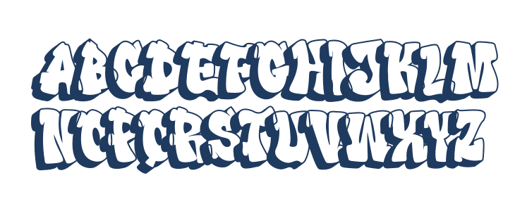 Street Shade-Shadow Uppercase