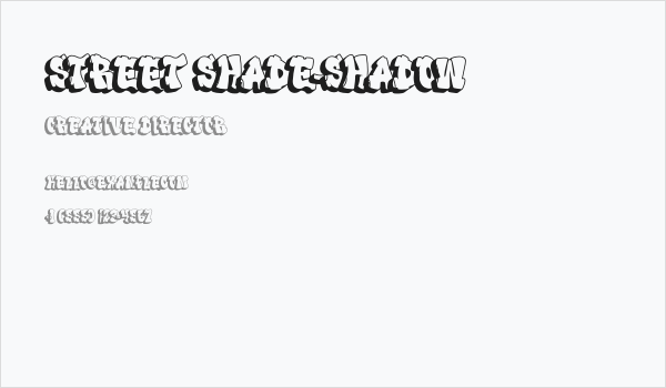 Street Shade-Shadow Business Card