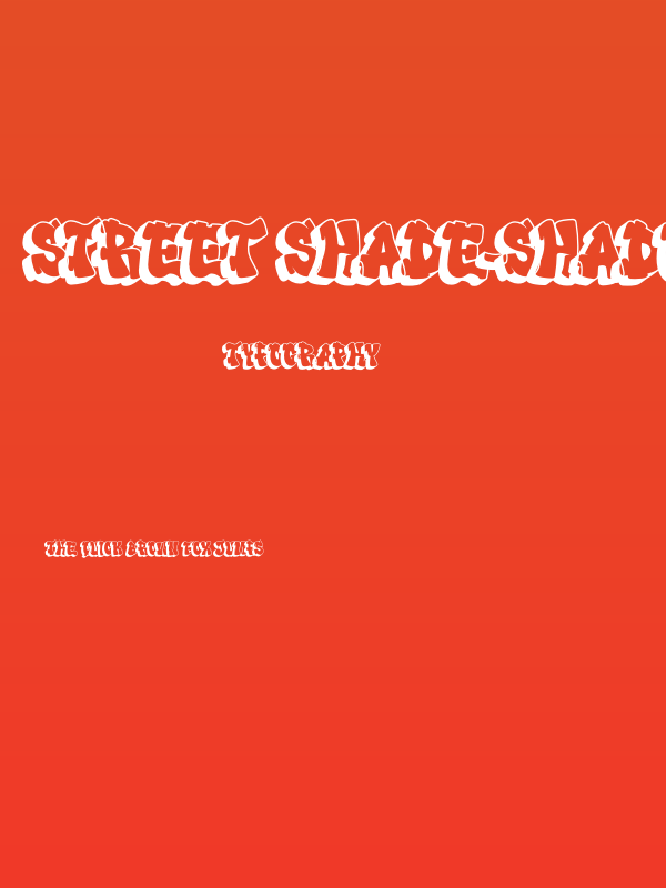 Street Shade-Shadow Poster