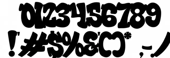 Street Shade Font OTHER CHARS