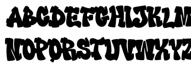 Street Shade Font UPPERCASE