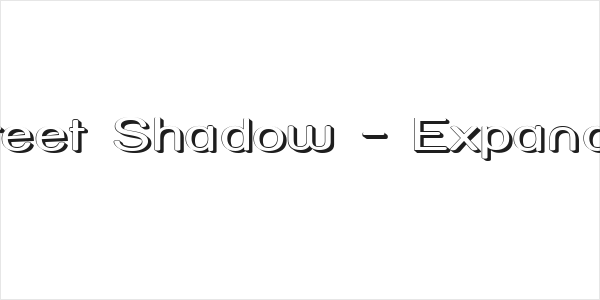Street Shadow - Expanded Logo