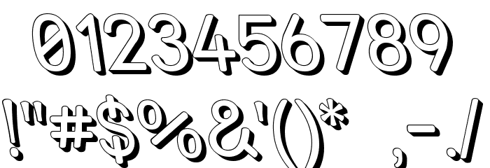 Street Shadow - Rev Font OTHER CHARS