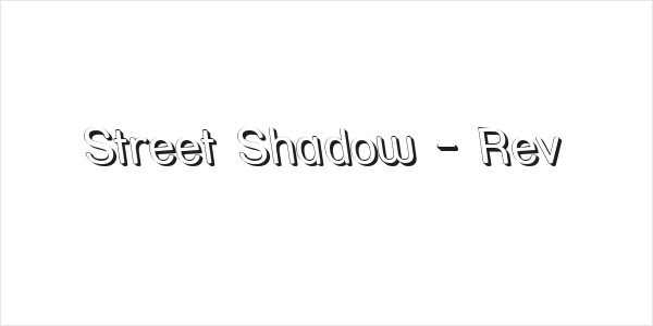 Street Shadow - Rev Logo