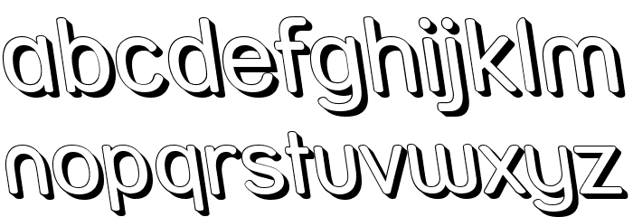 Street Shadow - Rev Font LOWERCASE