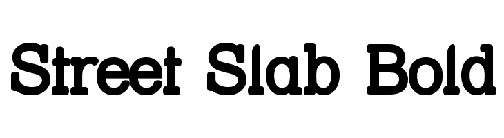 Street Slab Bold Font